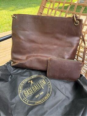 Baseballism Glove Leather Meghan Hobo Bag